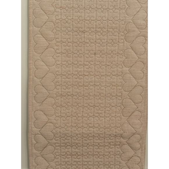 Cupcakes And Cashmere At Home Tablerunner 16”X72” Blush, Pink, Hearts, Valentine - Picture 2 of 6